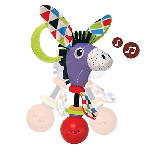 Brinquedo de Imitação YOOKIDOO Shake me rattle donkey Yookidoo - Brinquedos - coordenação motora, desenvolvimento auditivo, sons divertidos, bolas coloridas