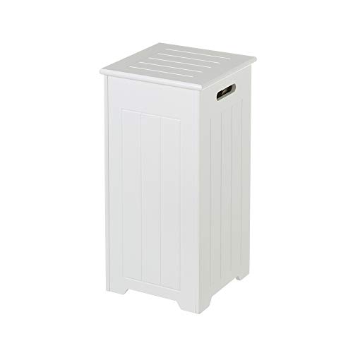 Cesto de roupa LOLAHOME | 60 x 29 x 29 cm - Branco LOLA HOME - Cestos de roupa - 60 x 29 x 29 cm, branco