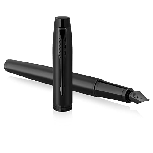 Caneta de Tinta Permanente PARKER IM Achromatic PARKER - Canetas - tinta permanente, traço médio, clip, resistente à água