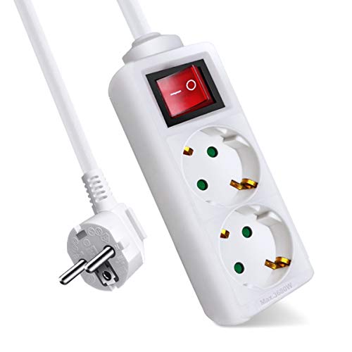 Extensão Elétrica STARTECH.COM PXT102M2WH Branco EXTRASTAR - Fios e cabos elétricos - extensão elétrica, branco