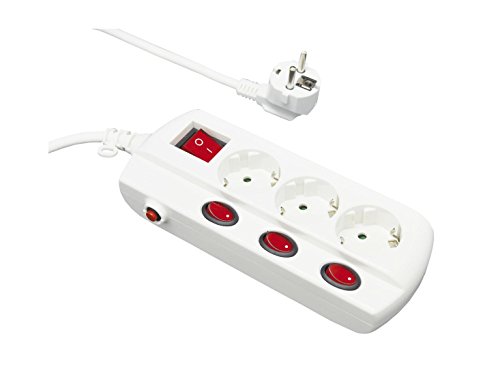 Base múltipla ELECTROLUX EB1002660 (Branco) F LINE - Fios e cabos elétricos - base múltipla, tomadas, interruptor individual, branco