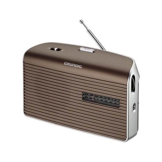 Rádio GRUNDIG Music 60 (Branco e Prateado) Grundig - Radios - am/fm, portátil, controlo automático, ajuste do tom