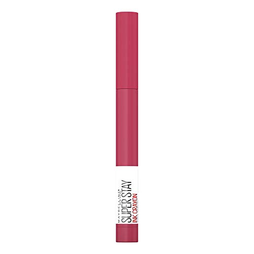 Lápis de Lábios MAYBELLINE Superstay Ink Crayon Rosa Run The World Maybelline New York - Banho e corpo - lápis, lábios, maybelline, superstay ink crayon, rosa, run the world