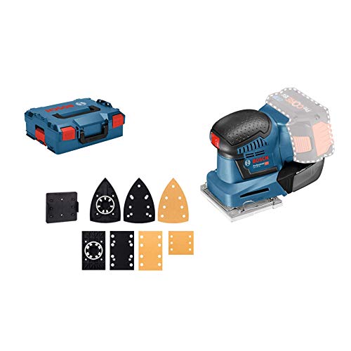 Lixadora Bosch Gss 18V-1 | Preto, Azul, Vermelho Bosch - Lixadeiras - litio, 5000 mAh, 18 V, bateria