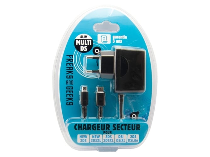 Carregador de Bateria Universal para Consolas NINTENDO 3DS Freaks And Geeks - Adaptadores de energia e carregadores - universal, nintendo 3ds, bateria