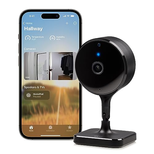 Câmara de segurança Eve Cam | Branco (Domótica) Eve Audio - Câmeras de vigilância - domótica, detecção de movimento, reconhecimento facial, alertas personalizáveis