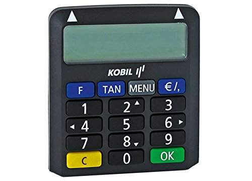 Kobil TAN Optimus Comfort Generator de números de transação (TAN) sem marca Kobil - Calculadoras - preto, branco, usb 2.0, windows 7