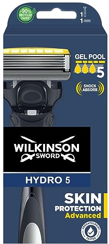 Máquina de Barbear WILKINSON SWORD Hydro 5 Skin Protection Advanced Imprex Europe HPC - Lâminas e navalhas de barbear - hidratação, recarga, proteção, 48 ml