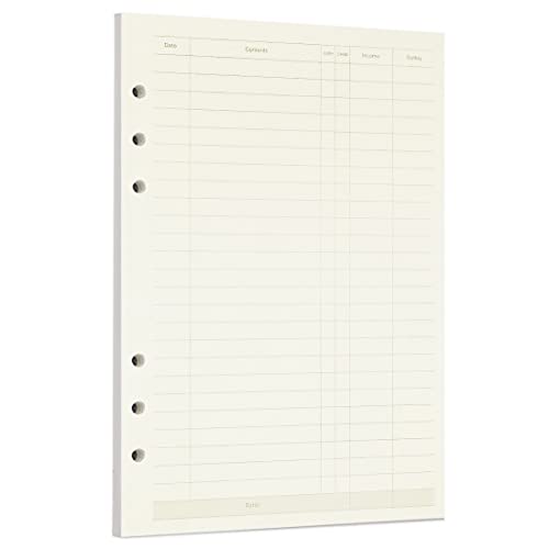 Recargas para Capa ZELTEN (A5 - 45 Folhas) Zelten - Papel para fichários - A5, 45 folhas, preto, 210x297x1mm