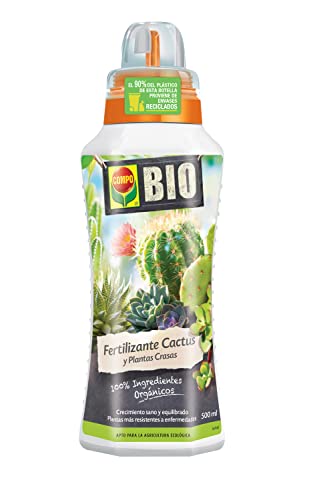 Fertilizante Líquido Orgânico Compo Bio 500Ml Para Cactos E Plantas Suculentas Compo - Adubos - orgânico, 500ml, cactos, suiculentas