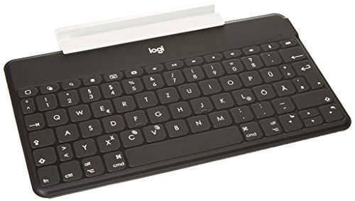 Teclado Wireless Logitech Keys-To-Go | Idioma Alemão | Preto Logitech - Teclados - teclado, sem fios, bluetooth, alemão