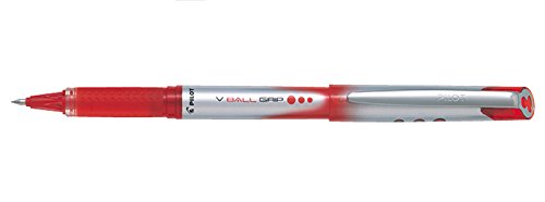 Caneta de Gel PILOT V Ball (0.7mm - Vermelho) Pilot - Canetas - 0.7mm, vermelho, lavável, redonda
