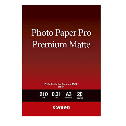 Papel Fotográfico CANON Photo Paper Premium Matte A3 Canon - Papel de impressora e copiadora - a3, premium matte, canon
