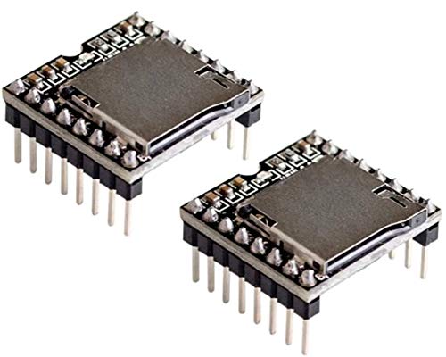 Leitor MP3 DFRobot 2PCS DFPLAYER MINI MP3 Player TECNOIOT - Áudio - rs-232, db9, macho/ssem fios, branco