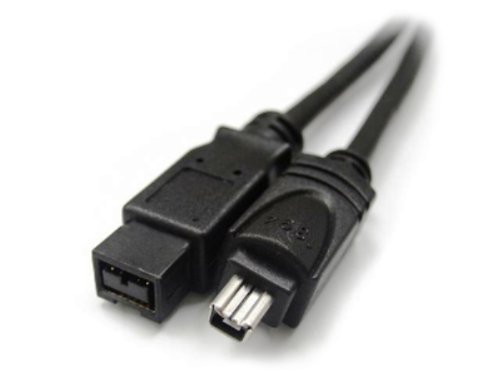 Cabo de Dados HAMLET (FireWire - 3.5 m - Preto) Hamlet - Cabos de armazenamento e transferência de dados - firewire, masculino, 3.5m, preto