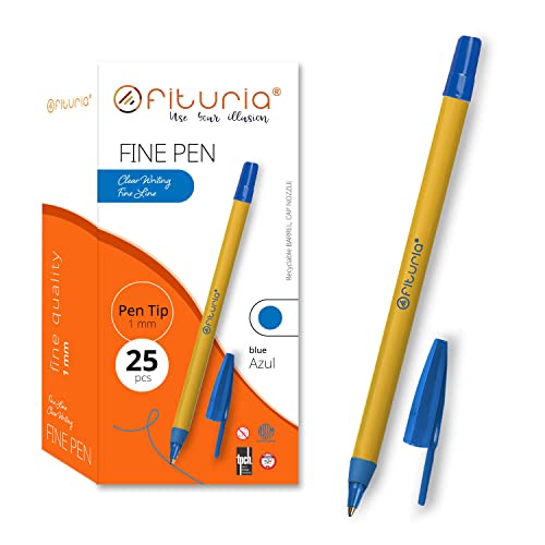 Esferográfica Fineliner STABILO EASYoriginal Azul (Caixa de 25) OFITURIA - Canetas - esferográfica, fineliner, stabilo easyoriginal azul, caixa 25, tinta à base de água, lavável, removível