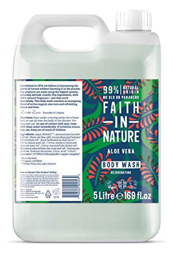Gel de Banho FAITH IN NATURE Aloe & Ylang (500 ml) Faith In Nature - Banho e corpo - aloe, ylang, 500 ml