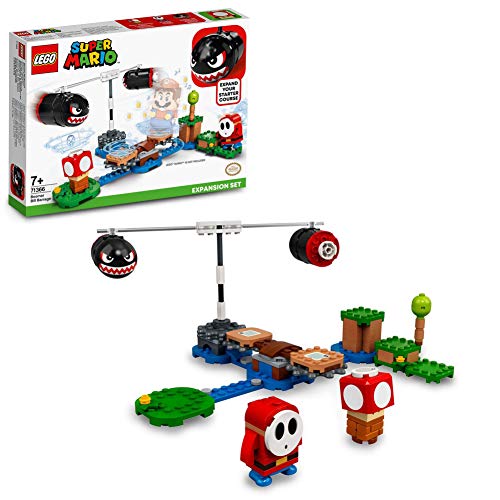 LEGO Super Mario: Expansão da avalanche do Bill Boom - 71366 (Idade Mínima: 7) LEGO - Blocos de encaixe - super mario, expansão, avalanche, bill boom, lego