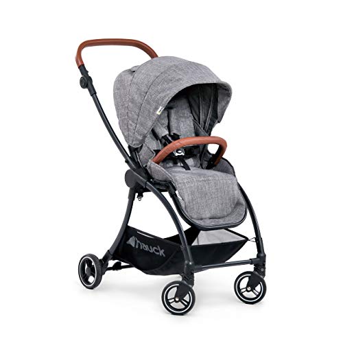 Carrinho de Bebé HAUCK Eagle 4 S (Preto - Alumínio) Hauck - Carrinhos de bebê - rodas macias, segurança, compartimento, pega ergonómica