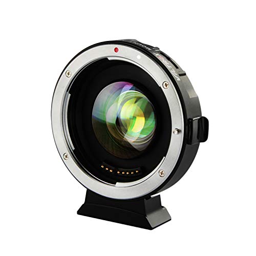 Objetiva VILTRONIC EF-M2 II 0.71x Speed Booster VILTROX - Anéis adaptadores de lentes e filtros - speed booster, ef-m2 ii, viltrox, canon ef, APS-C