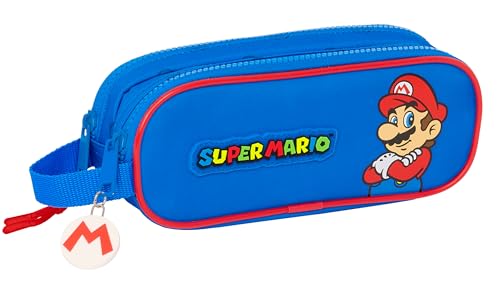 Estojo SUPER MARIO Play (21 x 6 x 8 cm) safta - Organizadores de mesa - alto, qualidade, super mario, acessórios