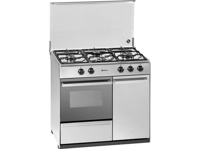 Placa de Vitrocerâmica MEIRELES G 2940 V X (Gás Natural - 59.5 cm - Inox) Meireles - Eletrodomésticos - vitrocerâmica, gás natural, 59.5 cm, inox