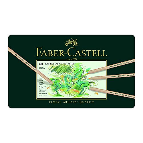 Lápis de Cor FABER CASTELL Pitt Pastel Metal Box Faber-Castell - Pasteis de cera - pitt pastel, metal box, cores vivas