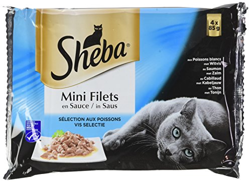 Ração para Gato SHEBA (12 x 85 g - Seca - Todas as Idades - Sabor: Frango) SHEBA - Comida para gatos - seca, 85g, todas as idades, frango