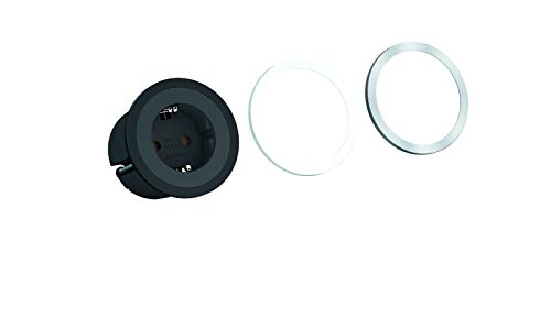 Extensão Elétrica BACHMANN 926001 (2 Tomadas - Tipo F - Preto) Bachmann - Tomadas e soquetes de energia - 2 tomadas, tipo f, 1.8m, preto