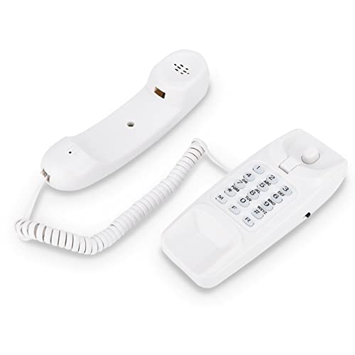 Telefone sem fio com cabo sem identificador de chamada Branco Bindpo - Telefones com fios - sem identificador, polifónicos, universal, branco