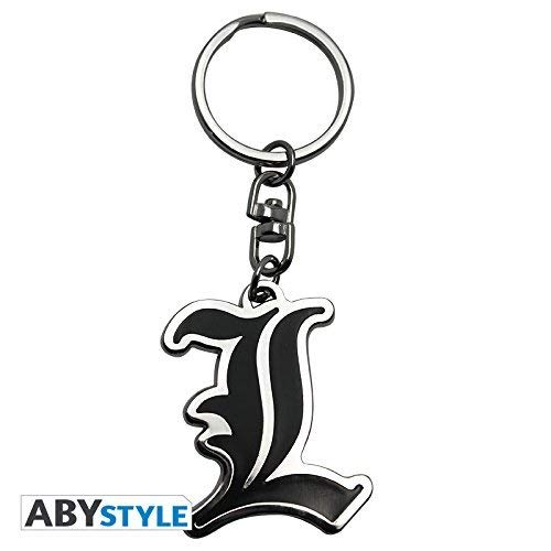 Porta-Chaves ABYSTYLE Death Note L (Multicor) ABYstyle - Porta-chaves - death note, L, fecho a chave, multicor