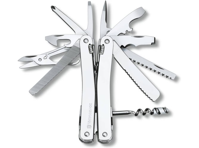 VPMKP-Canivete VICTORINOX Swiss Army Knife 39 Tools (39 peças) Victorinox - Grampos de ferramentas e tornos - 39 ferramentas, tesoura, cortador de fios, abridor de embalagens, aço inoxidável