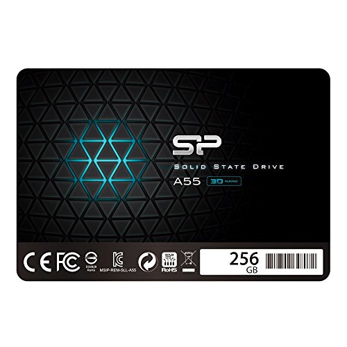 Disco SSD Interno SILICON POWER SP256GBSS3A55S25 (256 GB) Silicon Power - Discos rígidos - 256 GB, ssd, serial ata iii, 100000 ips