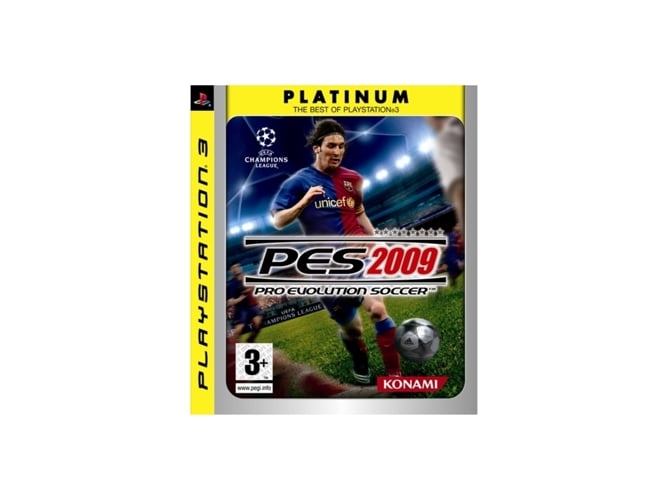 Jogo PS3 Pro Evolution Soccer 9 (M/ESRB) Konami - Software de jogos de vídeo - PS3, futebol, realista, novas características