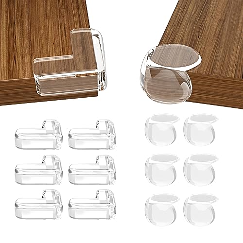 Pack de 12 Proteções para Cantos SUTOUG SUTOUG - Peças e acessórios para secretárias - 12 proteções, cantos, plástico, brilhante
