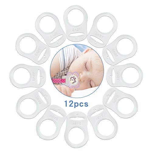 Adaptador de Silicone para Chupeta MAM (12 Unidades) NETUME - Clipes e suportes para chupetas - silicone, chupeta mam, 12 unidades