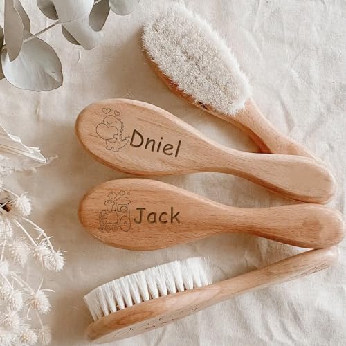 Escova de Cabelo para Bebé com Nome (Recondicionado Como Novo) HERSTL - Banho e corpo - recondicionado, bebé, nome