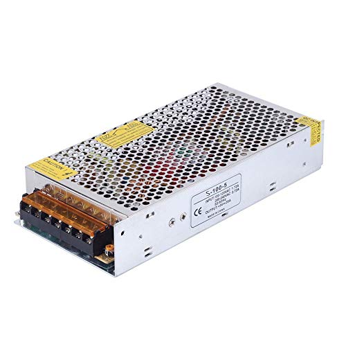 Fonte de Alimentação Tasvicoo 100W 5V 20A TASVICOO - Transformadores de voltagem e reguladores - 100W, 5v, 20A, 12 m