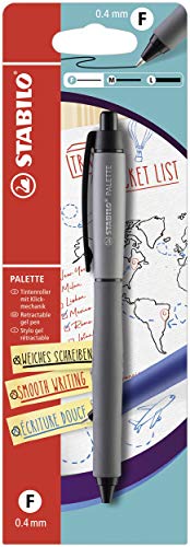 Caneta de Gel STABILO Retractable Preto (Ponta 0.7 mm) STE7B - Canetas - retractil, ponta 0.7 mm, preto