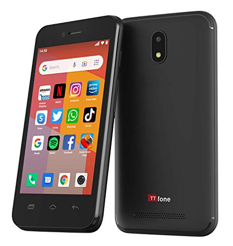 Smartphone SENSI TTFONE TT20 (2.5 GB - 16 GB - Preto) TTfone - Telemóveis - 2.5 GB, 16 gb, preto