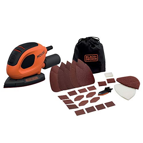 Lixadora e 15 Abrasivos BLACK+DECKER BLA5035048709375 BLACK + DECKER - Ferramentas elétricas multifuncionais - lixadora, 15 abrasivos, velocidade ajustável, 55 W