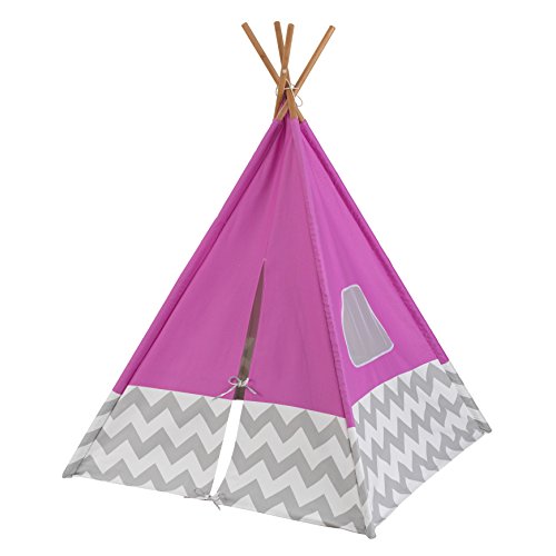 Tenda Infantil KIDKRAFT Deluxe Play Teepee KIDKRAFT - Tendas de jogo e túneis - infantil, interior giratório, candeeiros, removível
