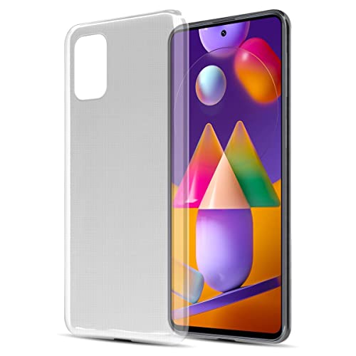 Capa para Samsung Galaxy M31S CADORABO Transparente CADORABO - Capas para telemóveis - silicone, transparente, resistente a riscos, samsung