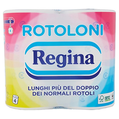Toalheteira KITTEL 4 rollos de papel higiénico (500 unidades) Regina - Papel higiênico - 4 rolos, papel higiénico, 500 unidades