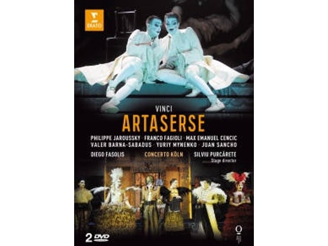 DVD Leonardo Vinci: Artaserse (Edição em Espanhol) ERATO - Dvds e vídeos - dvd, leonardo vinci, artaserse, edição em espanhol