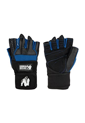 Luvas de Boxe GORILLA WEAR Dallas (Azul) GORILLA WEAR - Luvas e mitenes - resistente, durável, borracha, ajuste de pulso