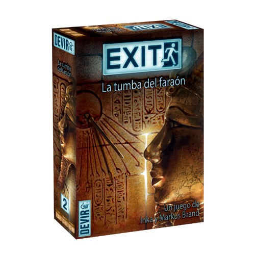 Jogo de tabuleiro ASMODEE Exit: The Tomb of the Pharaoh Devir - Jogos - jogo de tabuleiro, exit, tumba do faraó