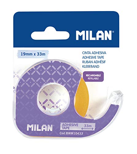 Dispensador de Fita Adesiva MILAN Transparente Milan - Dispensadores de fita - transparente, plástico, 19x33 cm