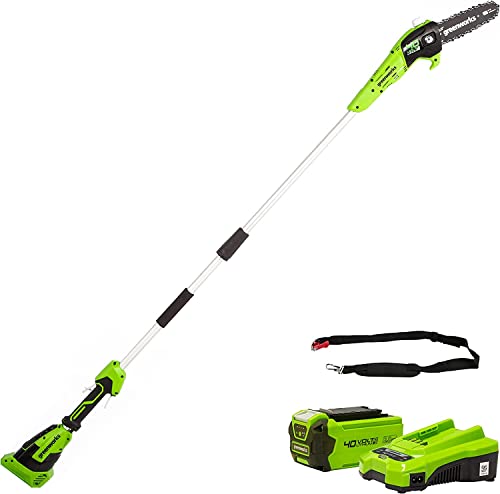 Serra de Esquadria GREENWORKS G40PSFK2 (Com Fio - 2000 rpm) GREENWORKS - Ferramentas elétricas multifuncionais - com fio, 2000 rpm, motor a jato de ar, espada 20 cm