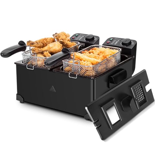 Fritadeira AIGOSTAR Feast (Capacidade 6 L - 3600 W) Aigostar - Fritadeiras - 6 L, 3600 W, vidro, preto